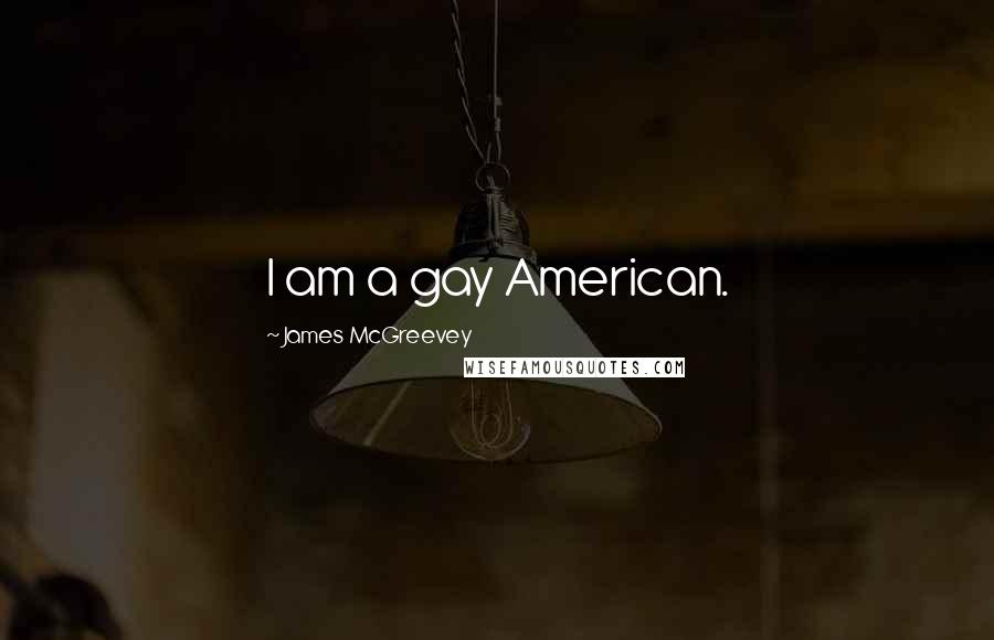 James McGreevey Quotes: I am a gay American.