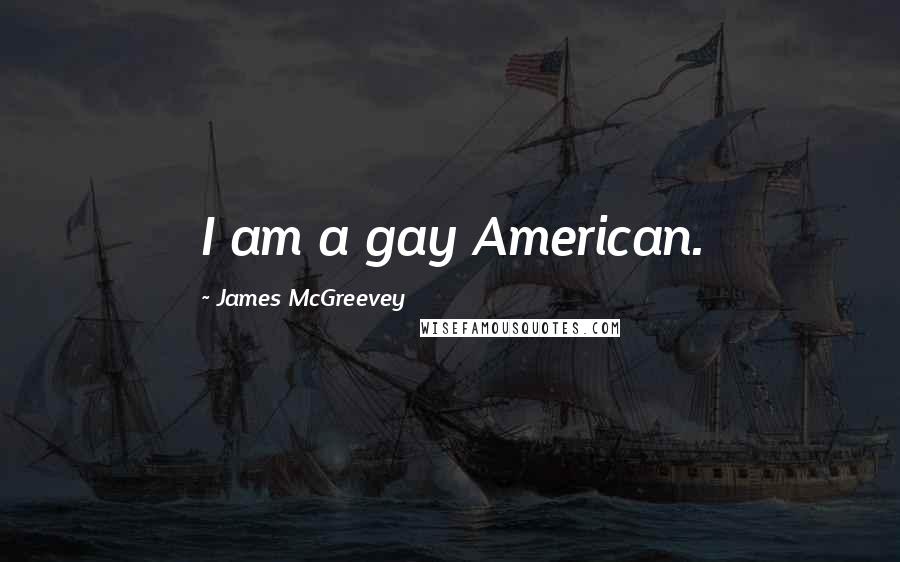 James McGreevey Quotes: I am a gay American.