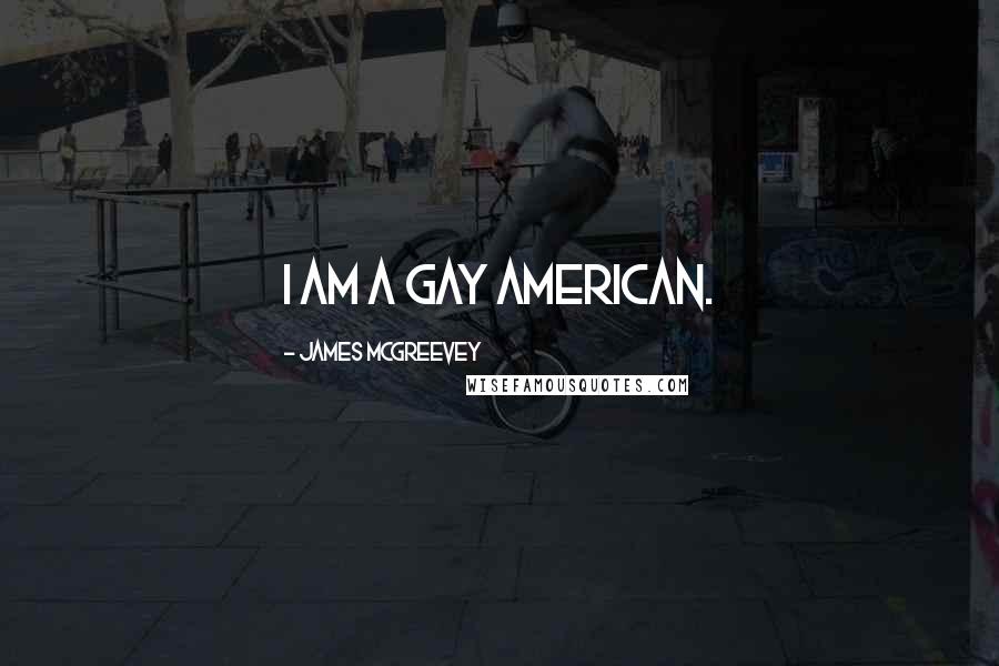 James McGreevey Quotes: I am a gay American.