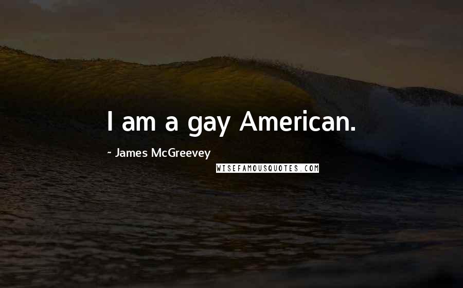 James McGreevey Quotes: I am a gay American.