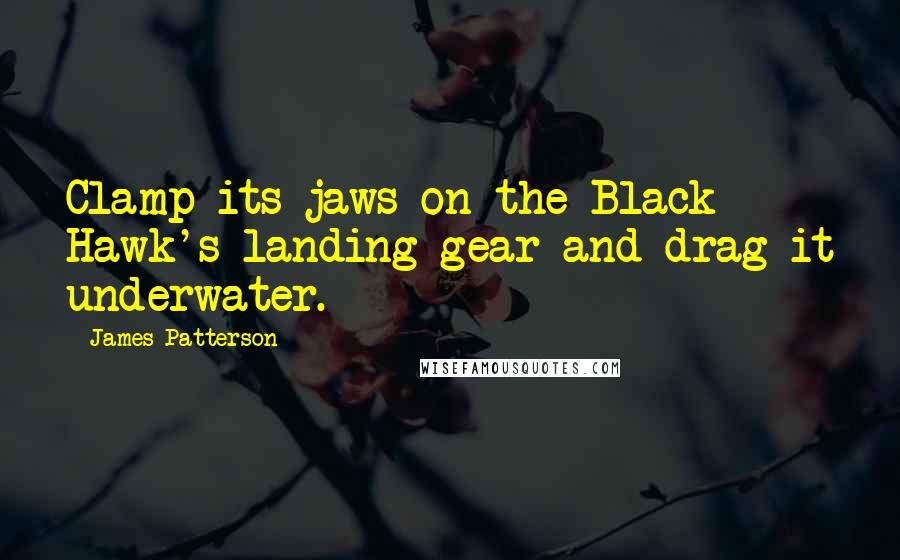 James Patterson Quotes: Clamp its jaws on the Black Hawk's landing gear and drag it underwater.