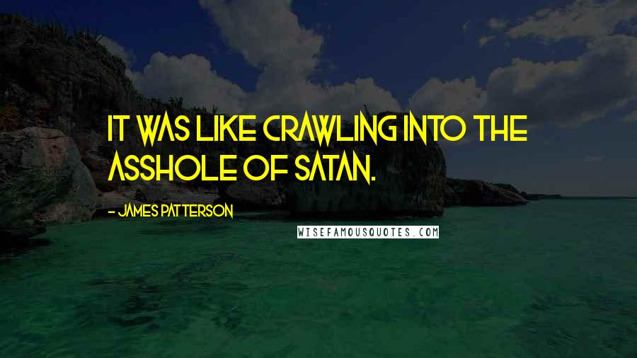James Patterson Quotes: It was like crawling into the asshole of Satan.