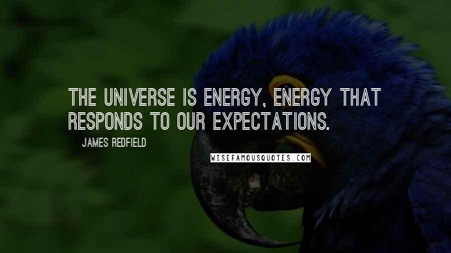 James Redfield Quotes: The universe is energy, energy that responds to our expectations.