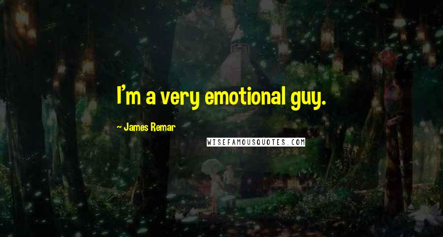 James Remar Quotes: I'm a very emotional guy.