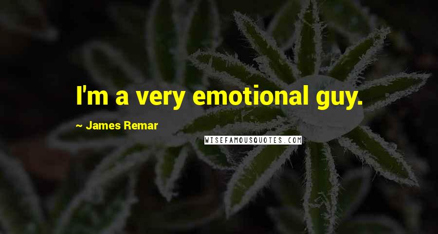 James Remar Quotes: I'm a very emotional guy.