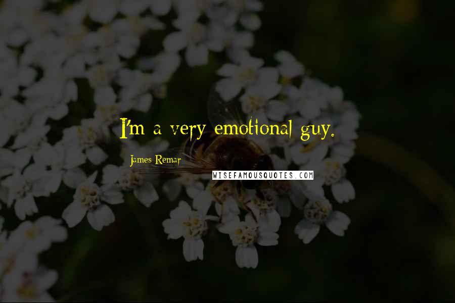 James Remar Quotes: I'm a very emotional guy.