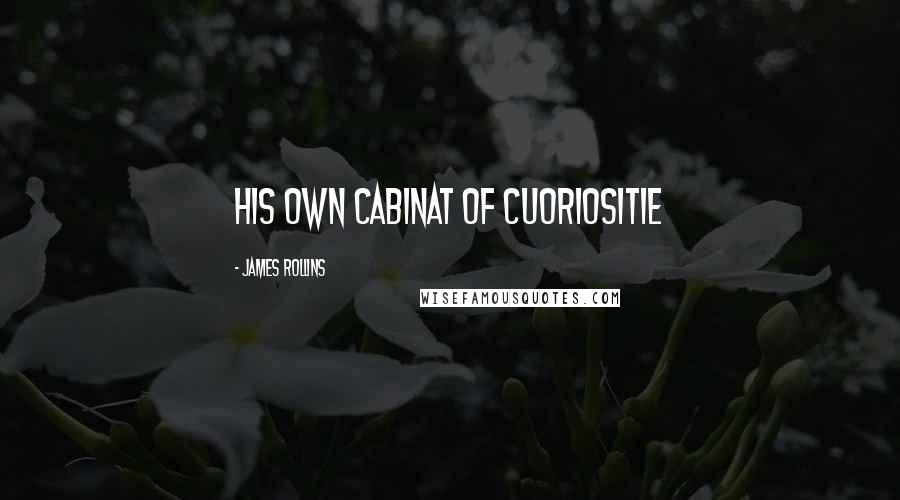 James Rollins Quotes: His own cabinat of cuoriositie