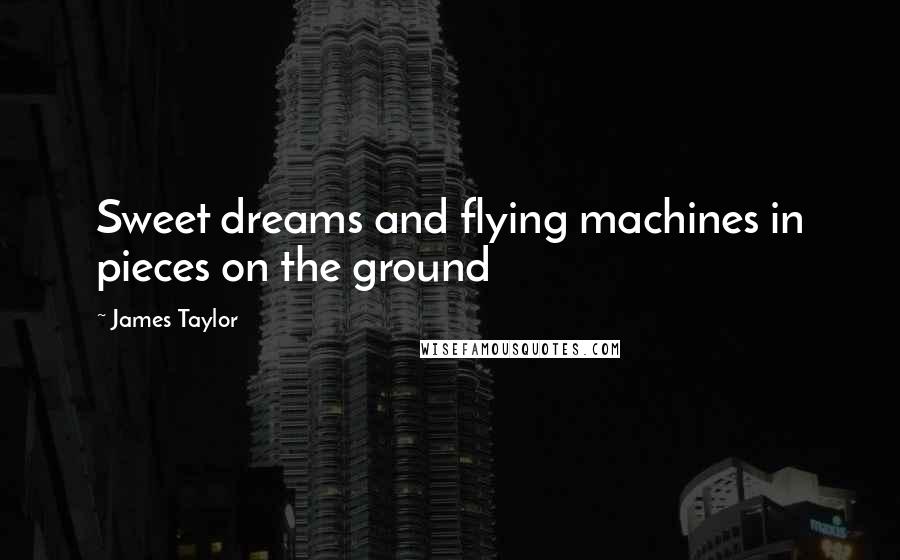 James Taylor Quotes: Sweet dreams and flying machines in pieces on the ground