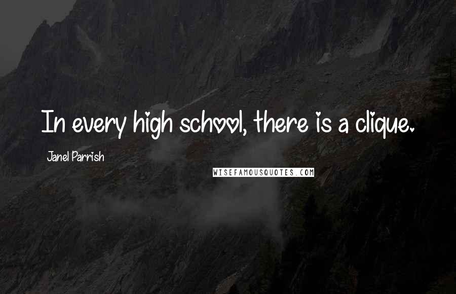 Janel Parrish Quotes: In every high school, there is a clique.