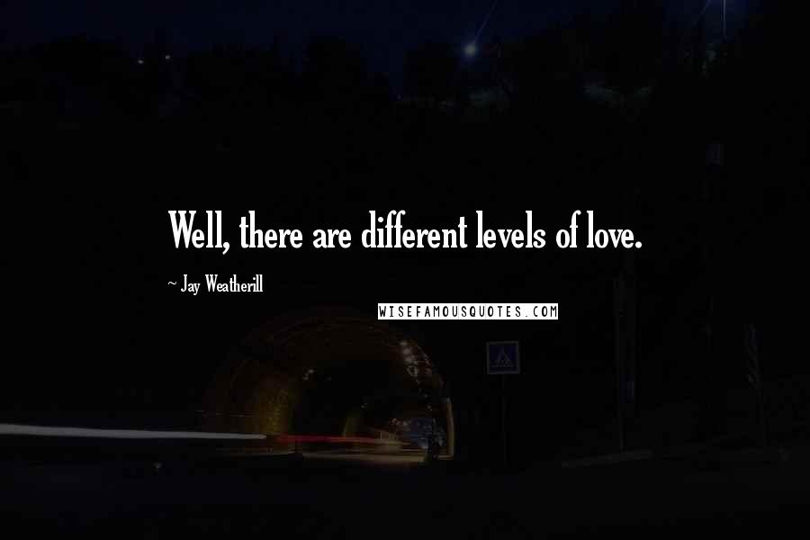 Jay Weatherill Quotes: Well, there are different levels of love.