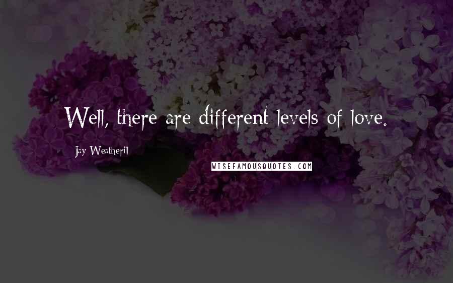 Jay Weatherill Quotes: Well, there are different levels of love.