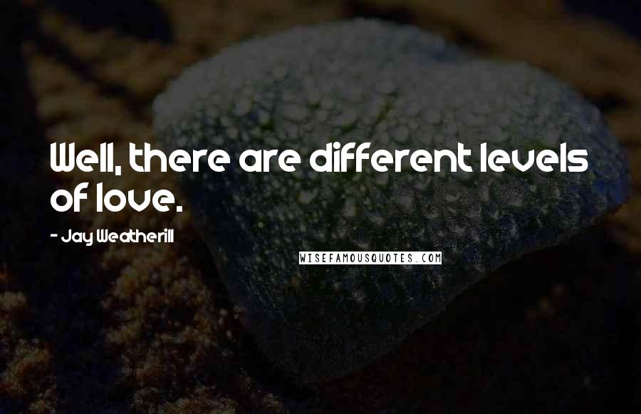 Jay Weatherill Quotes: Well, there are different levels of love.