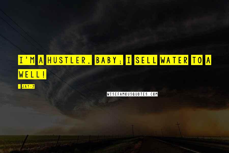 Jay-Z Quotes: I'm a hustler, baby; I sell water to a well!