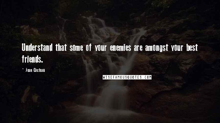 Jean Cocteau Quotes: Understand that some of your enemies are amongst your best friends.