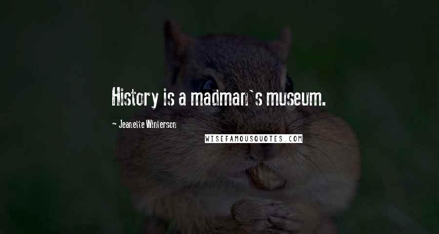 Jeanette Winterson Quotes: History is a madman's museum.