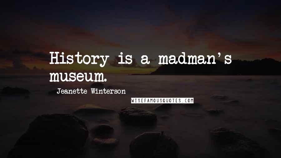 Jeanette Winterson Quotes: History is a madman's museum.