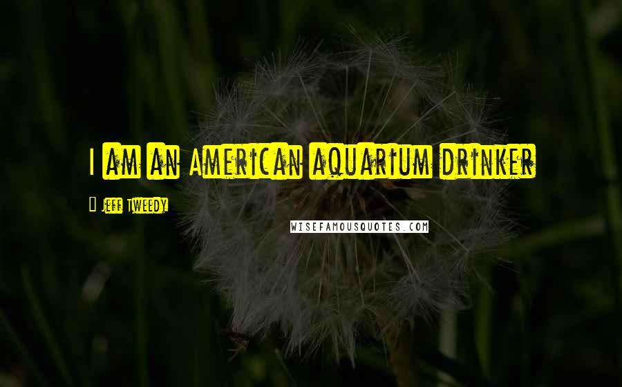 Jeff Tweedy Quotes: I am an American aquarium drinker