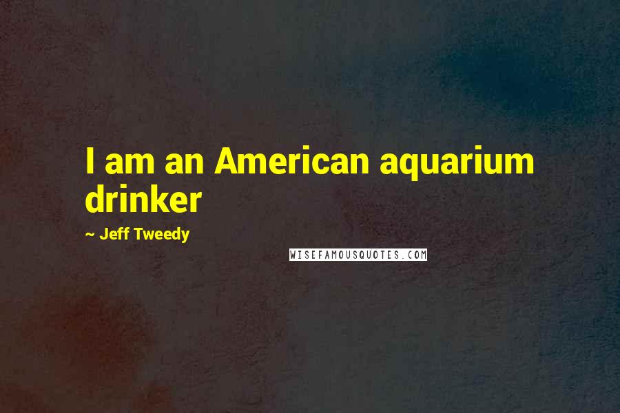 Jeff Tweedy Quotes: I am an American aquarium drinker