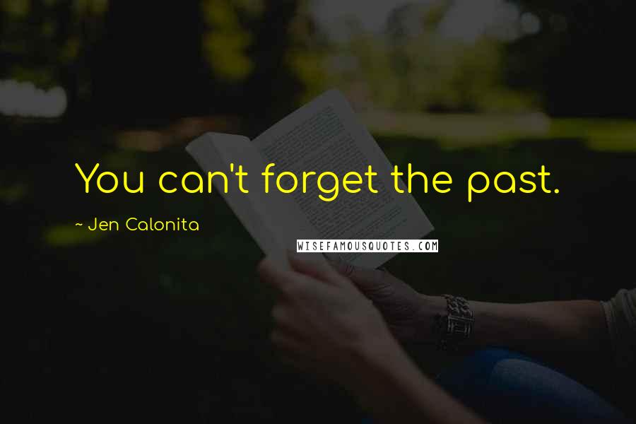 Jen Calonita Quotes: You can't forget the past.