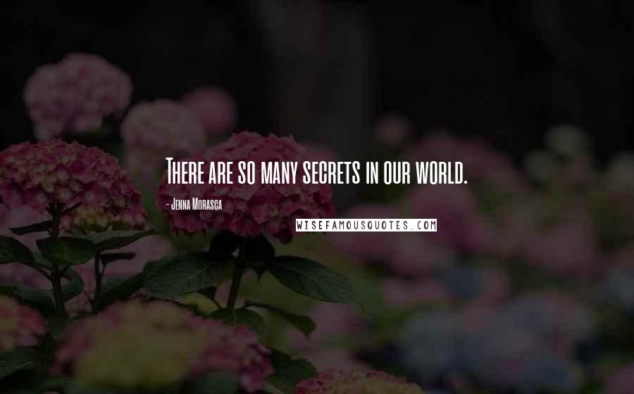 Jenna Morasca Quotes: There are so many secrets in our world.