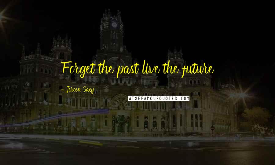 Jeroen Saey Quotes: Forget the past live the future