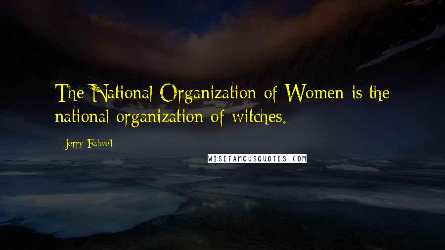 Jerry Falwell Quotes: The National Organization of Women is the national organization of witches.