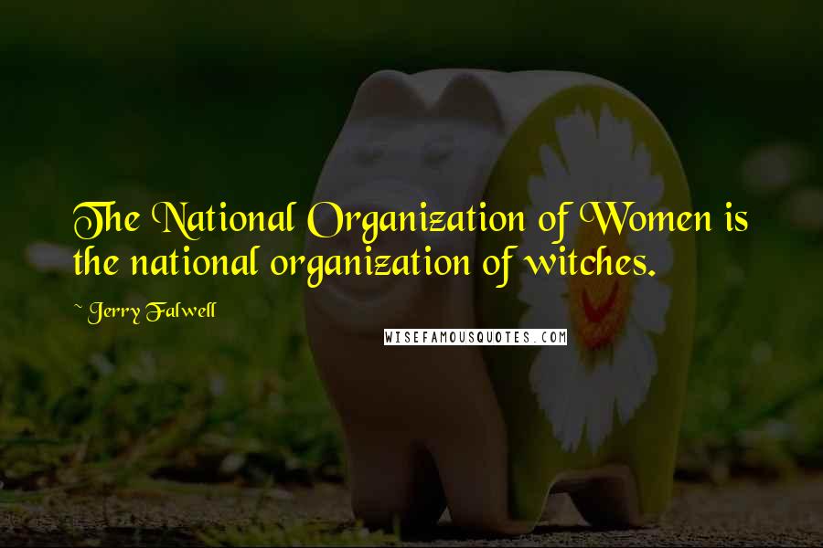 Jerry Falwell Quotes: The National Organization of Women is the national organization of witches.
