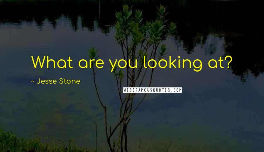 Jesse Stone Quotes: What are you looking at?