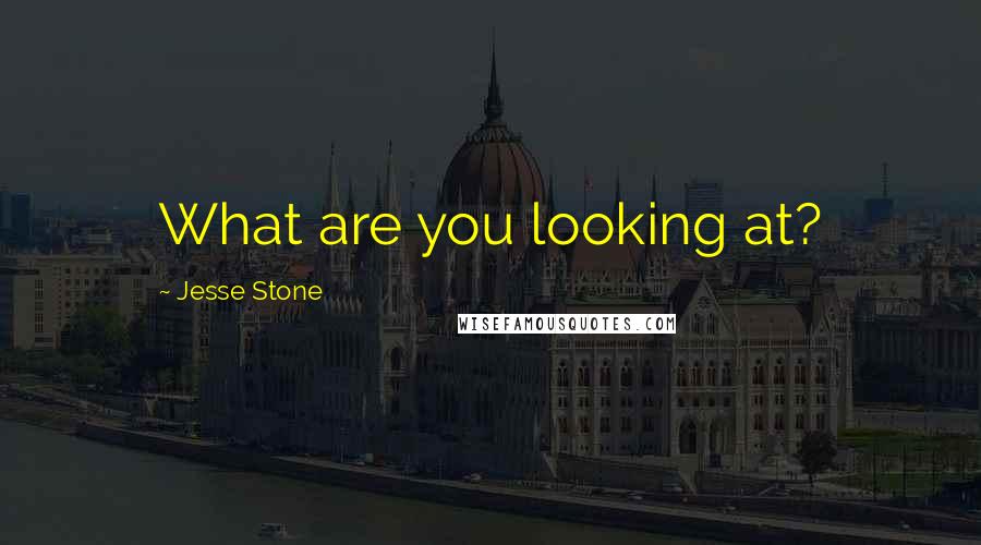 Jesse Stone Quotes: What are you looking at?