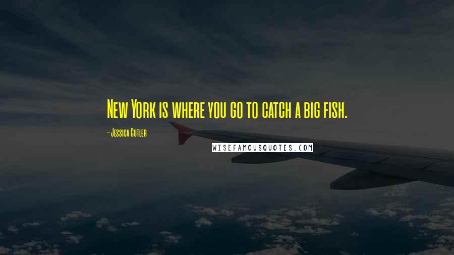 Jessica Cutler Quotes: New York is where you go to catch a big fish.