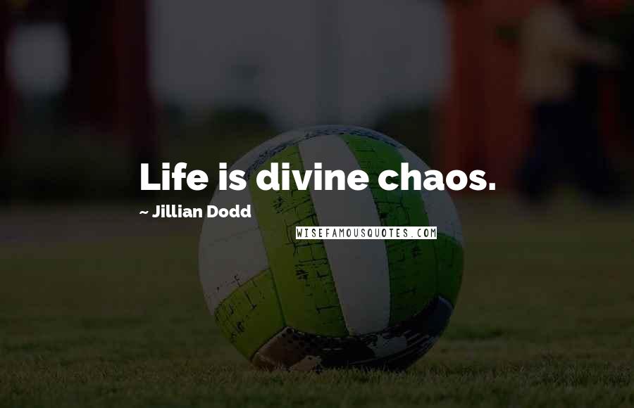 Jillian Dodd Quotes: Life is divine chaos.