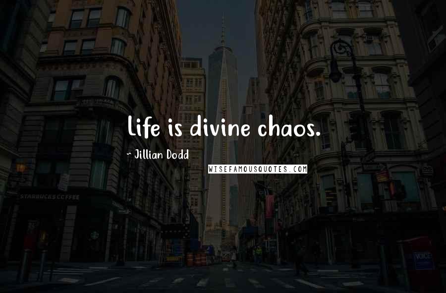 Jillian Dodd Quotes: Life is divine chaos.