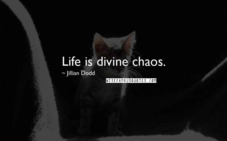Jillian Dodd Quotes: Life is divine chaos.