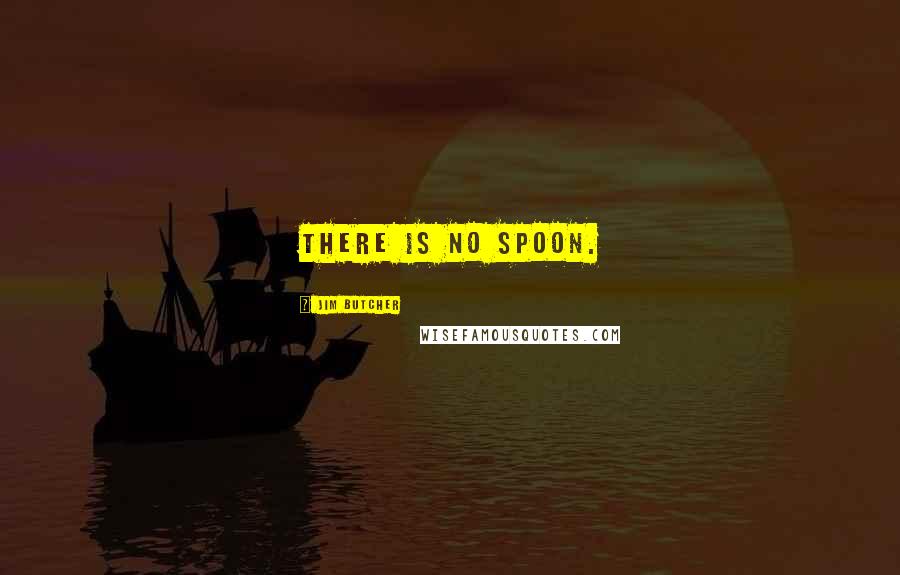 Jim Butcher Quotes: There is no spoon.