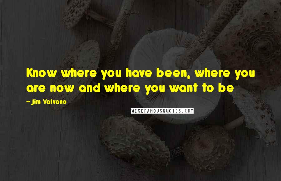 Jim Valvano Quotes: Know where you have been, where you are now and where you want to be