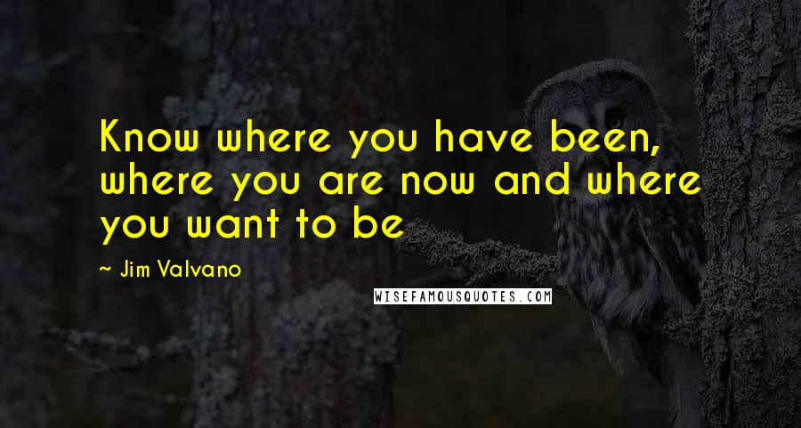 Jim Valvano Quotes: Know where you have been, where you are now and where you want to be