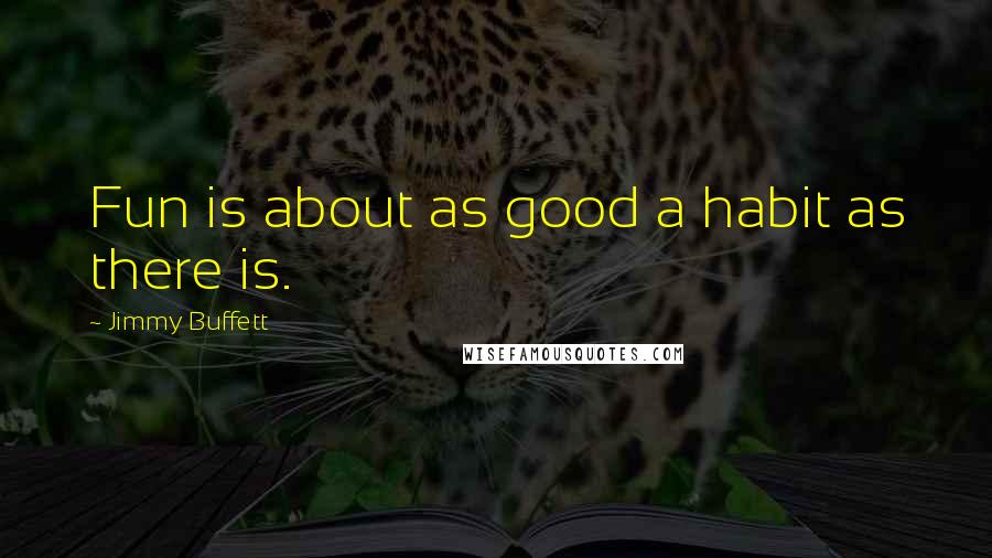 Jimmy Buffett Quotes: Fun is about as good a habit as there is.