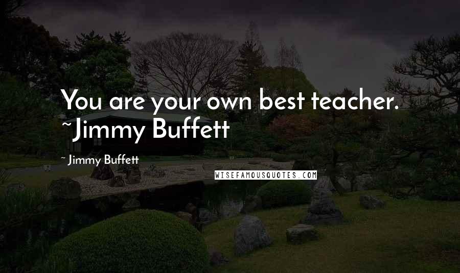 Jimmy Buffett Quotes: You are your own best teacher. ~Jimmy Buffett