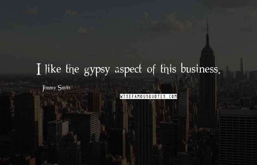 Jimmy Smits Quotes: I like the gypsy aspect of this business.