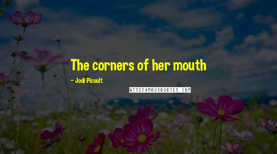 Jodi Picoult Quotes: The corners of her mouth