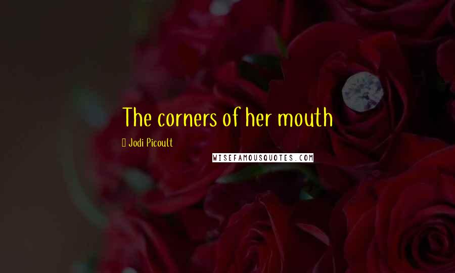 Jodi Picoult Quotes: The corners of her mouth