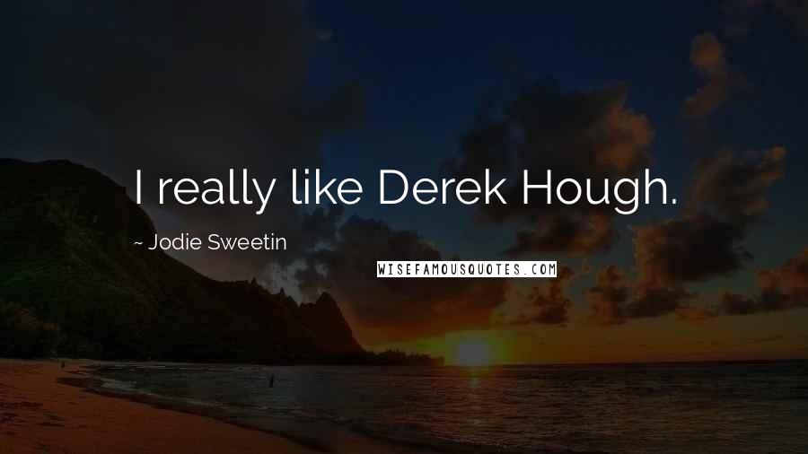 Jodie Sweetin Quotes: I really like Derek Hough.