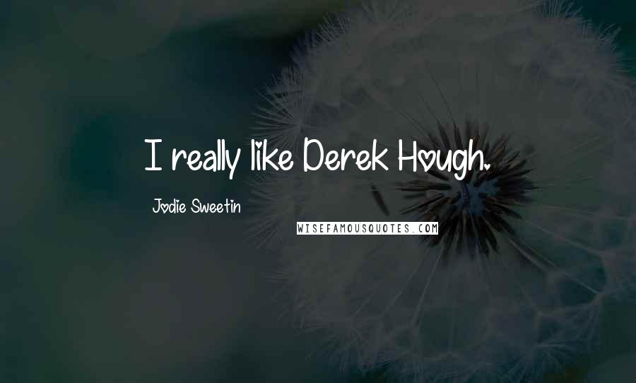 Jodie Sweetin Quotes: I really like Derek Hough.