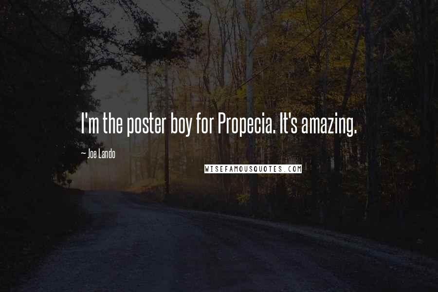 Joe Lando Quotes: I'm the poster boy for Propecia. It's amazing.