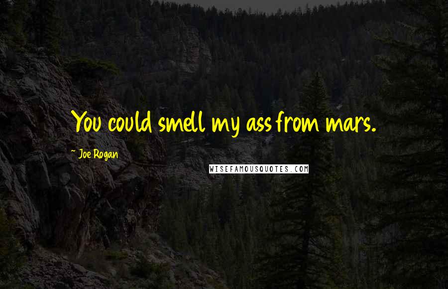 Joe Rogan Quotes: You could smell my ass from mars.