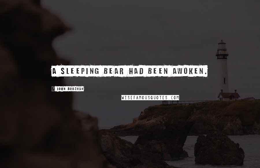 John Boozman Quotes: A sleeping bear had been awoken.