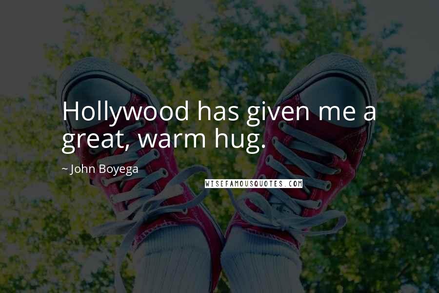 John Boyega Quotes: Hollywood has given me a great, warm hug.