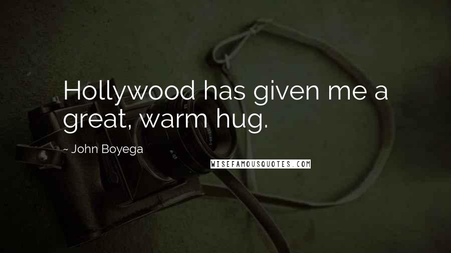 John Boyega Quotes: Hollywood has given me a great, warm hug.