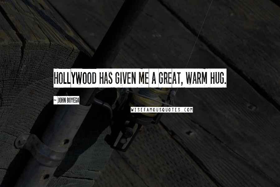 John Boyega Quotes: Hollywood has given me a great, warm hug.