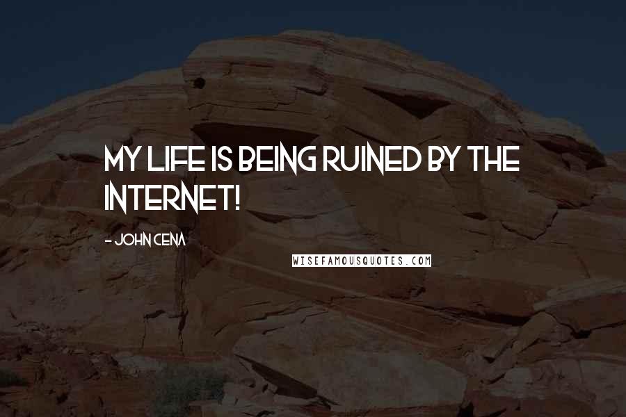John Cena Quotes: My life is being ruined by the internet!